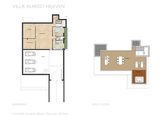 Vacation I Almost Heaven, New Built Villa, Rooftop Jacuzzi, Infinity Heated Pool